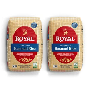 Indian White Basmati Rice - 4 Pounds (2 X 2Lbs Bag) - Picture 1 of 9