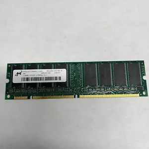 Micron 128MB MT8LSDT1664AG-13EE1 PC133R-222-542-A 133MHz CL2 3.3V FRU 10K0058 - Picture 1 of 3