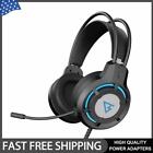 Wired Gamer Headset LED Light Over-Ear Headphone Noise Cancelling for PC Laptop