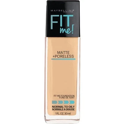 Maybelline Fit Me Matte & Poreless Liquid Foundation - 130 Buff Beige - Image 1 of 4
