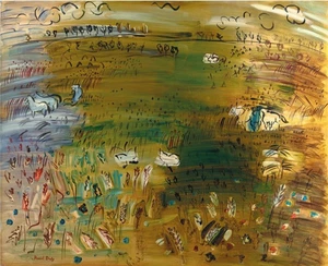 Raoul Dufy Le Grand Champ de Blé : Archival Quality Giclée Art Print 1933 - Picture 1 of 2