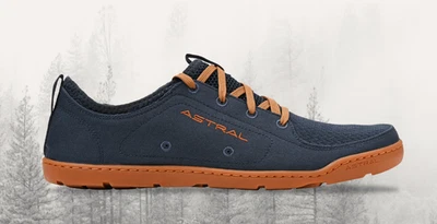 NUEVO EN CAJA Zapatos para hombre Astral Loyak azul marino/marrón talla 10 de EE. UU. Foto 1 de 4