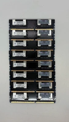8GB (8x 1GB) HP Server Memory/RAM 398706-051 - Nanya PC2-5300F-555-11-B4 - Image 1 of 2