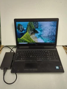 (NICE) Dell Precision 7510 15.6" Laptop i7-6820HQ / 24GB DDR4/240GB SSD/Win10 - - Picture 1 of 15