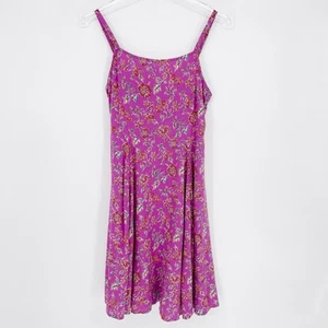 Nuevo Vestido Gap Para Mujer Estampado Floral Espagueti Espalda Ajustada Sol Talla XS Columpio - Imagen 1 de 9