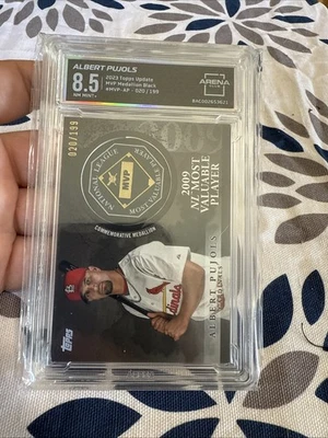 2023 Topps Update Series - Mvp Medallion Albert Pujols #MVP-AP Black /199 - Image 1 of 4
