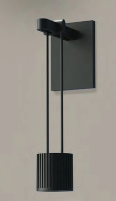 Lote De 3 Piezas Apliques De Pared Cilindro Suspendido Preciso Robert Sonneman Power 1X Foto 1 de 4