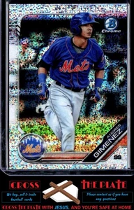 Bowman Chrome Speckle Refractor 2019 Andres Giménez Mets Blue Jays 035/299 - Imagen 1 de 2