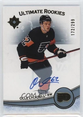 2022-23 Upper Deck Ultimate Collection Rookies /299 Olle Lycksell Rookie Auto RC - Image 1 of 2
