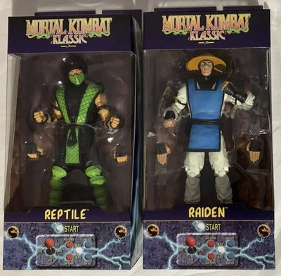 McFarlane Toys Mortal Kombat Klassic Raiden & Reptile New in USA Free Shipping - Image 1 of 4