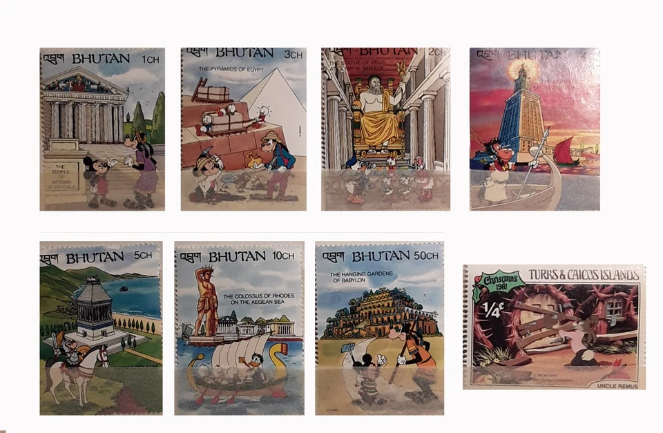 BHUTAN and Turrs Caicos Istlands- stamps - Very Rare  NO FAULTS Good Condition - Image 1 of 1