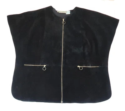 Capa de gamuza negra GINO PAOLI años 70 de colección Foto 1 de 4