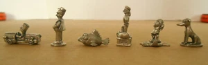 Fichas de repuesto Monopoly Simpsons 6 Pewter Mover O92 - Imagen 1 de 6