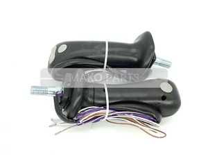 4 BUTTONS Screw O.D.:12mm 1 Pair Joystick Handle FIT REXROTH EXCAVATOR W/ Boots - Picture 1 of 3