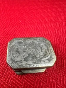 Pastillero, Plata 835, Italia, Perseguido Coleccionista Idea de Regalo Viaje Mini - Imagen 1 de 6