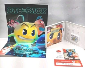 Pac-Man and the Ghostly Adventures (Nintendo 3DS, 2013)  w Poster! - Picture 1 of 6