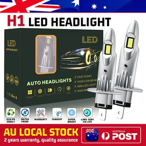 For Jaguar X-Type 2003 UP H1 White LED Headlight High Low Beam Bulbs - Picture 1 of 18