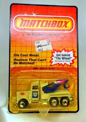 Matchbox Superfast Nr. 61D Peterbilt Wreck Truck weiß "Police + Peterbilt" Aufdr - Bild 1 von 4