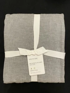 POTTERY BARN BELGIAN FLAX LINEN KING / CAL KING DUVET W/ 2 STANDARD SHAMS NWT FL - Picture 1 of 6