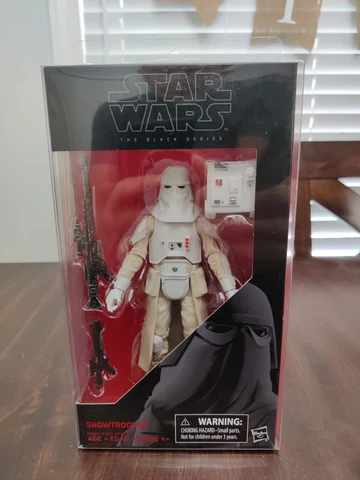 Star Wars Black Series Snowtrooper Action Figure Empire Strikes Back W/ Case Cover