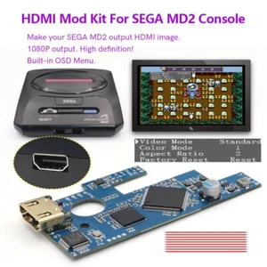 SEGA Mega Drive 2 HDMI Mod HDMI-Compatible Kit For SEGA MD2 For SEGA Genesis 2 - Picture 1 of 25