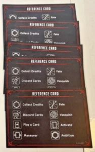 Star Wars Villainous Game 5 Reference Cards Replacement Pieces NEW - Picture 1 of 2