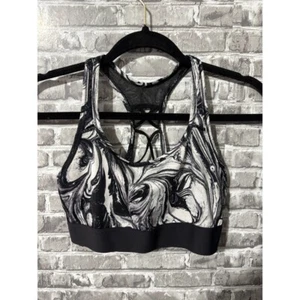 Victoria Sport Marble Sports Bra Crisscross Back Medium Support - Picture 1 of 3
