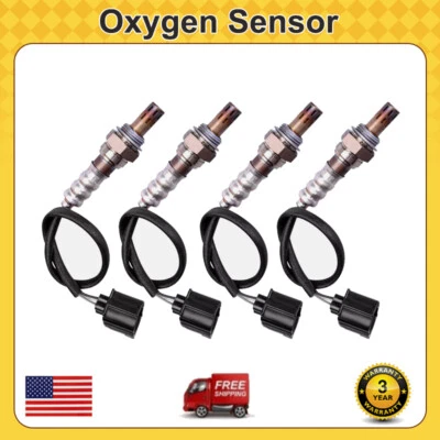 Nuevo juego de 4 sensores de oxígeno O2 arriba y abajo para Jeep Wrangler 2001-2018 3,6 L 3,8 L 4,0 L Foto 1 de 4