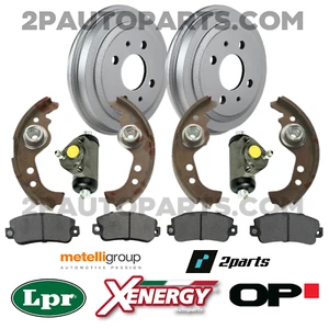 KIT GANASCE CILINDRETTI TAMBURI + PASTIGLIE ANT FIAT PANDA 141 1100 4X4 1986 89 - Imagen 1 de 5