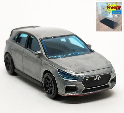 Majorette Hyundai i30 N Silver Zamak - Clear Blue Window 1:64 (3") no Package - Image 1 of 4