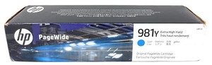HP L0R13A 981Y CARTUCCIA ORIGINALE CIANO PAGEWIDE ENTERPRISE FATTURABILE - Foto 1 di 1