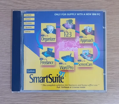 Lotus Smart Suite 97 Edition PC CD-ROM with Manual - Image 1 of 4