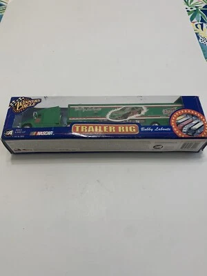 Bobby Labonte #18 1:64 Trailer Rig Transporter Winners Circle, SIGNED NEW IN BOX - Image 1 of 4