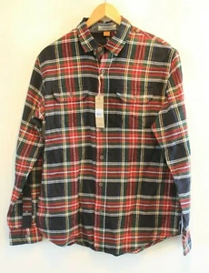 Schneider Vintage Neu mit Etikett Gr. M 100 % Baumwolle Flanell geknöpftes Shirt marineblauer Stil #3772471 - Bild 1 von 7