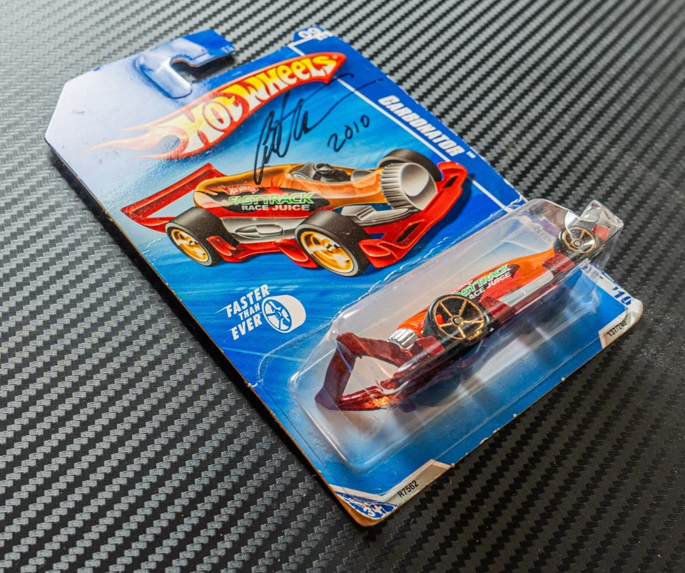 Hot Wheels 2010 Faster Than Ever,  Carbonator Signed in 2010 - Image 1 of 4