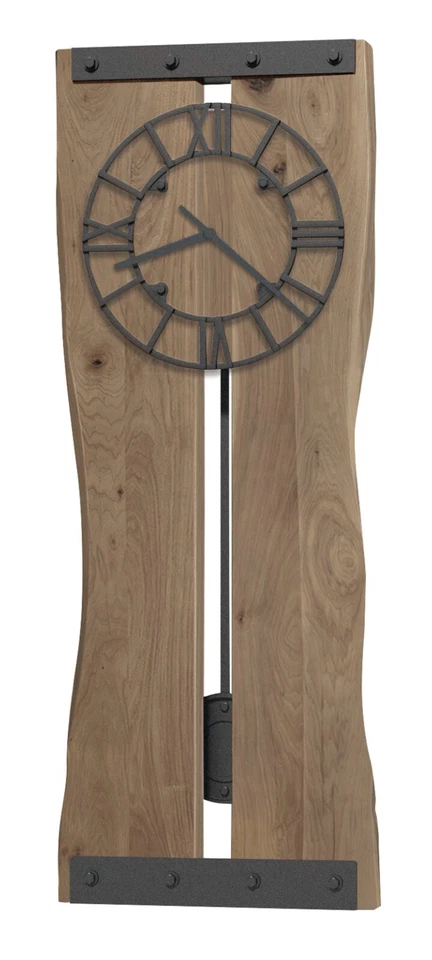 Howard Miller Zeno Oversized Wall Clock 620506 Natural Gray Finish Pendulum - Image 1 of 1