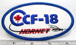 Parche Chaqueta Vintage McDonnell Douglas CF-18 Hornet Fuerza Aérea Canadiense Aviación - Imagen 1 de 3