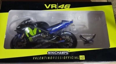 1/12 Minichamps Yamaha YZR-M1 V. Rossi Test Valencia  2017 122 183946 - Bild 1 von 3