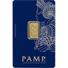 2.5 gram Gold Bar - PAMP Suisse - Fortuna - 999.9 Fine in Sealed Assay