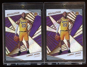 2 CT GEM MINT LEBRON JAMES 2018 REVOLUTION SP HOLOGRAPHIC DESIGN LAKERS 1st CARD - Picture 1 of 2