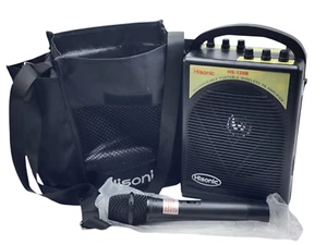Hisonic Portable Speaker System with Wireless Microphone 40W Black HS-120B-HL - Picture 1 of 7