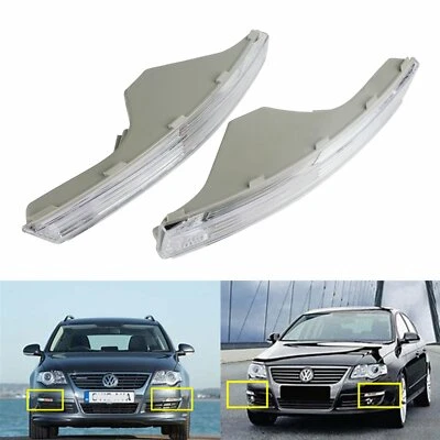 Paar VW Passat 3C B6 2005-10 Frontstoßstange Blinker Licht Lampen Recht + Links - Bild 1 von 4