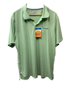 Columbia Omni Wick Men's Polo Shirt Short Sleeve Logo Size XL Green AM0126-349 - Picture 1 of 6