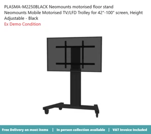 Neomounts by NewStar PLASMA-M2250BLACK Electric Height-Adjust - Picture 1 of 2