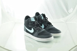Nike Womens Court Borough Mid Premium Basketball Shoes Black 844907-004 8 New - Picture 1 of 4
