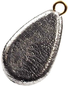 Flat Bank Sinkers w / eye 3 to 8ozs - 5 to 50 count you choose w/Free Shipping! - Picture 1 of 1