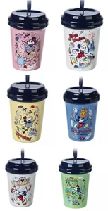 Disney Parks Starbucks Cup Tumbler Ornament Complete Set of 6 New in Boxes! - Picture 1 of 7