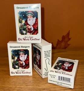 Neu Vintage Merck Old World Weihnachten 2 Schachteln à 100 Stück, 200 Ornament-Aufhänger, grün - Bild 1 von 1