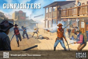 Dead Man's Hand Plastic Gunfighters - DMHP001 - Historical Wild West Steampunk - Picture 1 of 4