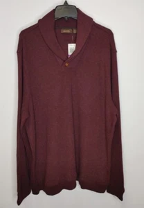 Tasso Elba Men's Sweater Size XXL Wine Color 100% Cotton New - Picture 1 of 9